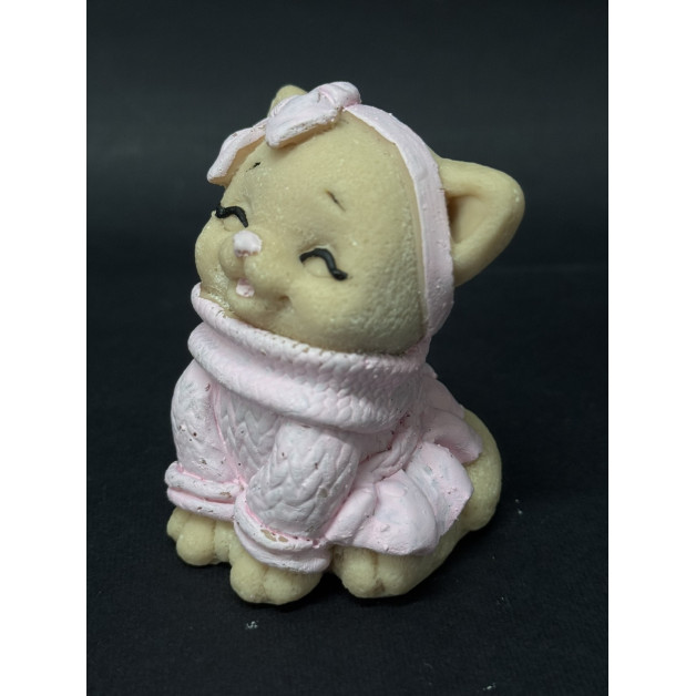 Кондитерська прикраса котик у светрику №5