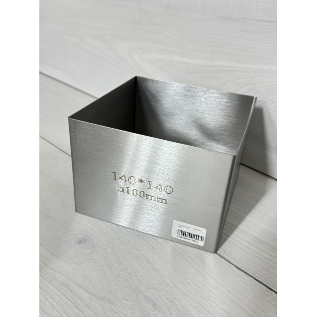 Форма квадрат 1 мм h10см 14*14