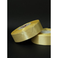 Лента атлас 2,5 см темно-молочний (87) 32 м