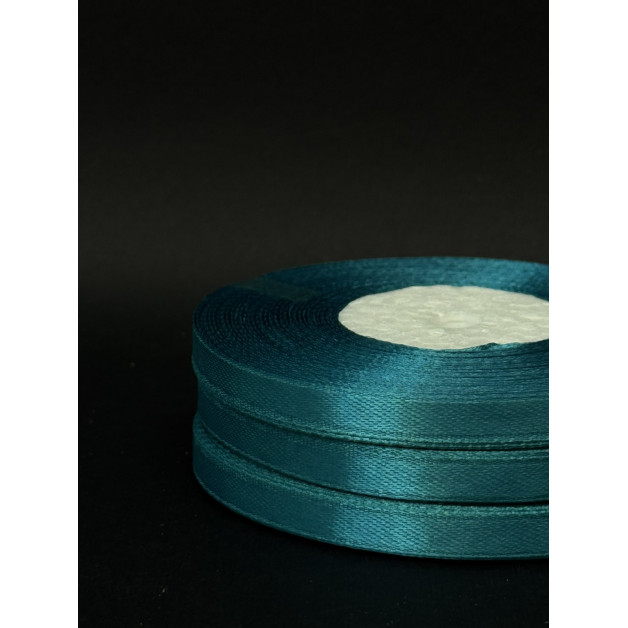 Лента атлас 0,6 см бірюзова (47) 30 м