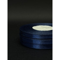 Лента атлас 0,6 см чорнильний (38) 30 м