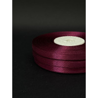 Лента атлас 0,6 см темно-бордова (83) 30 м