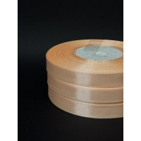 Лента атлас 0,9 см персиковий (07) 30 м