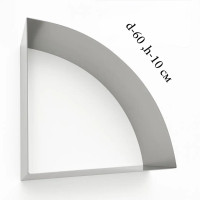 Форма четвертина d 60 см h10 см