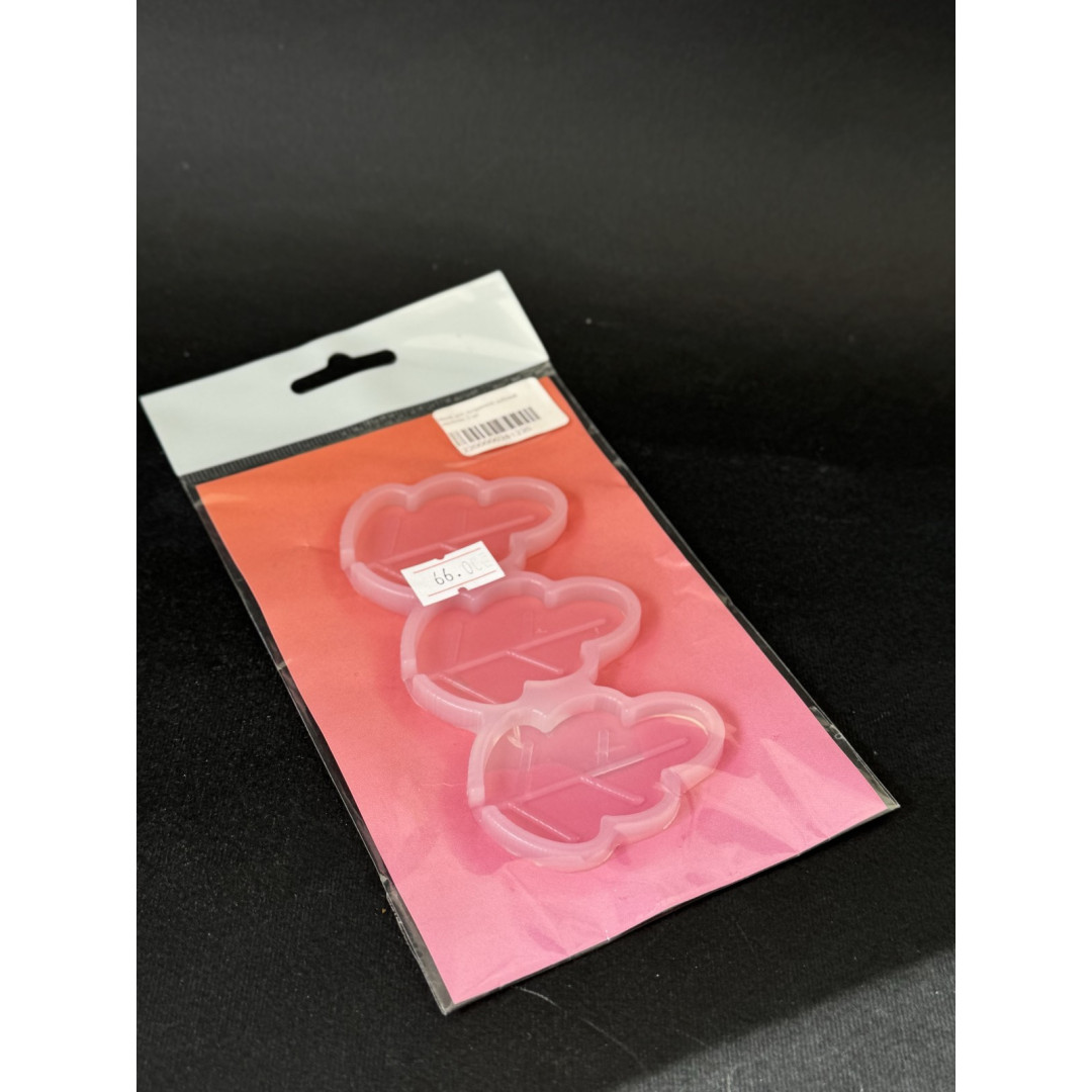 Молд для льодяників дубовий листочок 3 шт