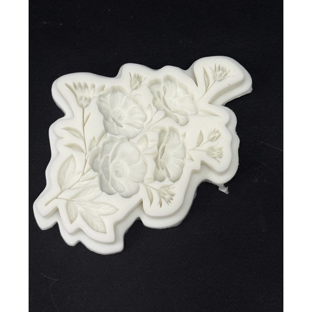 Молд квітковий №5 10*8 см