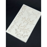 Молд листочки і квіти 12,5*20 см