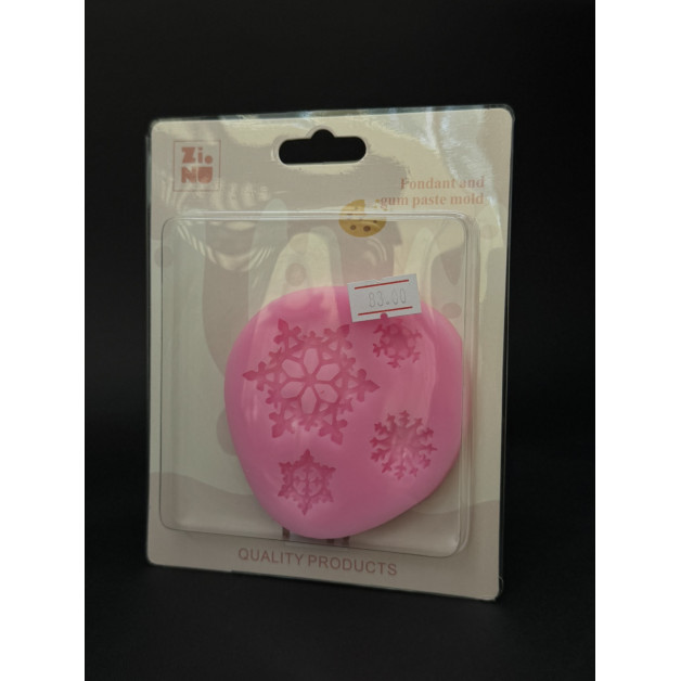 молд сніжинки 4 шт