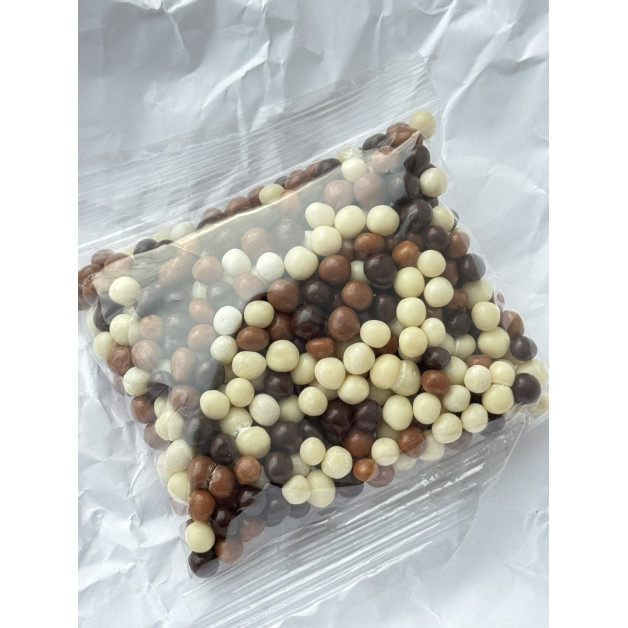 посипка дутий рис 5 мм глазур асорті шоколад 50 грам (Іспанія)