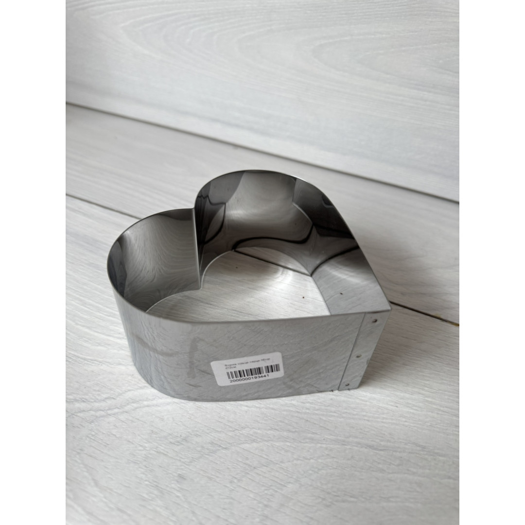 Форма кільце серце h6см d12см