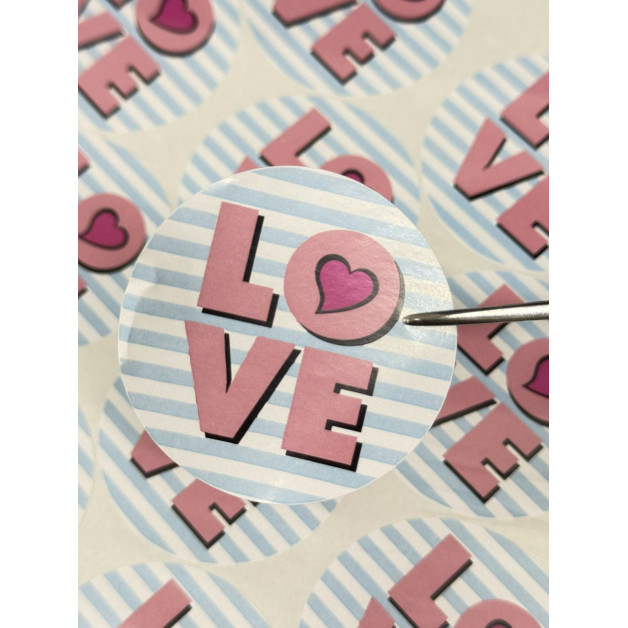 Бірка самоклейка  №20 (18 шт)