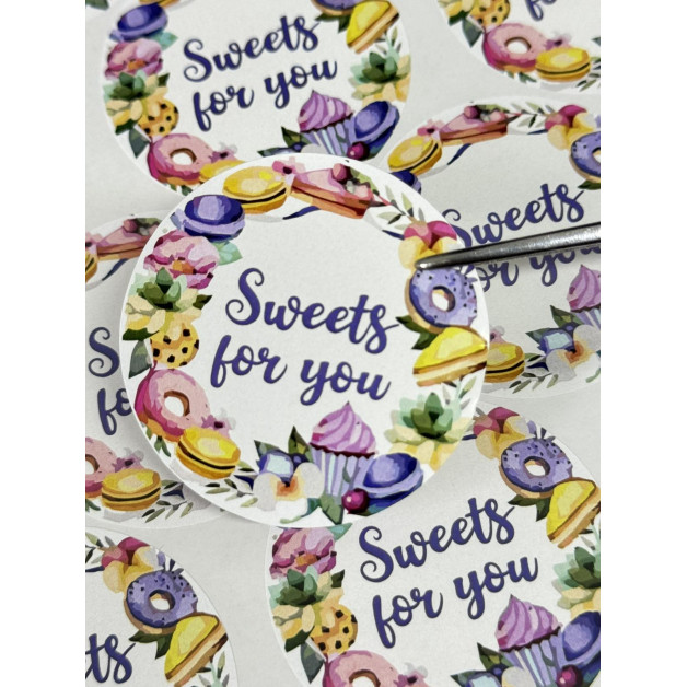 Бірка самоклейка  №24 (18 шт)