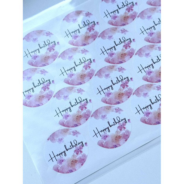 Бірка самоклейка  +