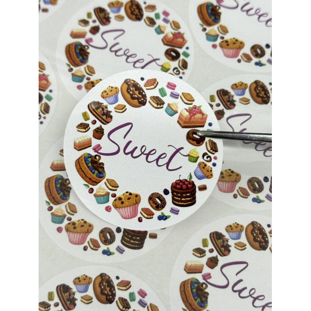 Бірка самоклейка  №22 (18 шт)