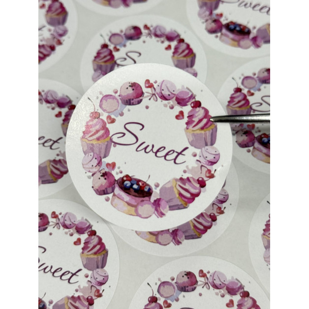 Бірка самоклейка  №23 (18 шт)