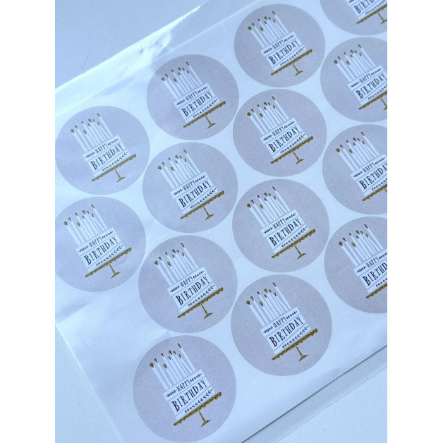 Бірка самоклейка  +