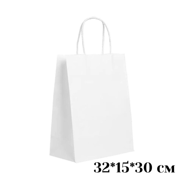 Пакет паперовий з ручками 32*15*30 10 шт