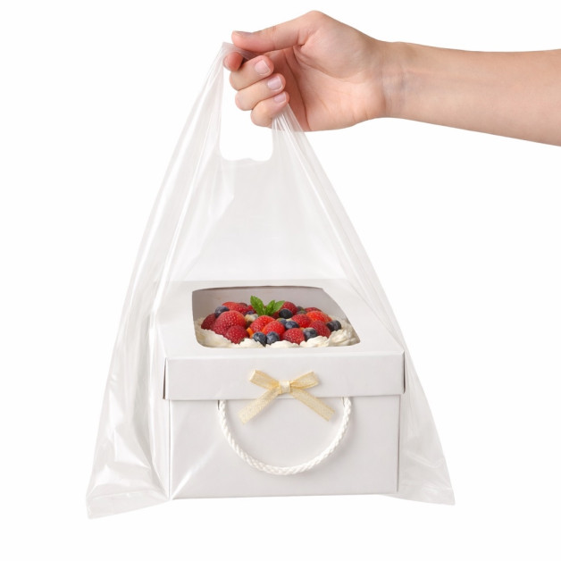 Пакет прозорий майка 43*68 см 25 шт