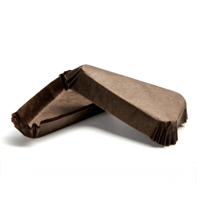 капсули паперові трикутні 11,5*6 см коричневі 50 шт