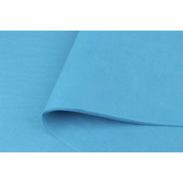 Папір пакувальний тішью  Блакитний   ( 50*70 см)-10 листів