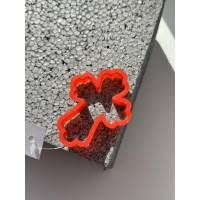 Вирубка хрестик новий 7 см