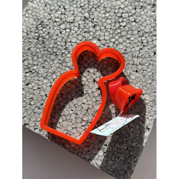 Вирубка зайчик 13 см., 2 вуха зайця