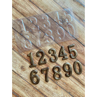 форми для шоколаду Цифри нові