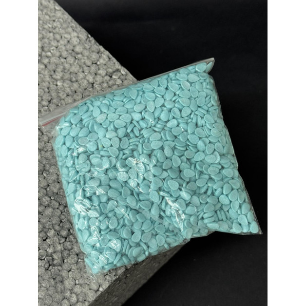 Посипка цукрова " Пасхальне яєчко міні " блакитна (100 г)