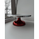підставка поворотна металева металік червоний діам 30 см