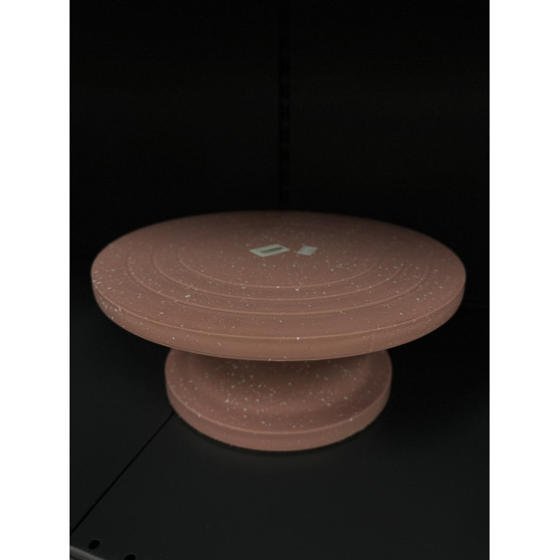 підставка поворотна рожева з бризгами