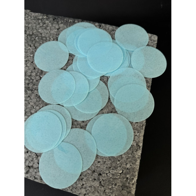Набір "Вафельні кружечки" 3,8 см 30шт блакитні