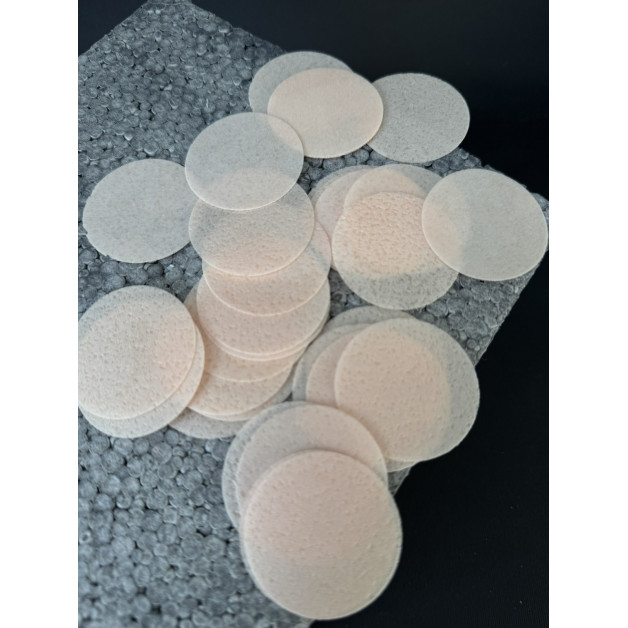 Набір "Вафельні кружечки" 3,8 см 30шт оранжеві