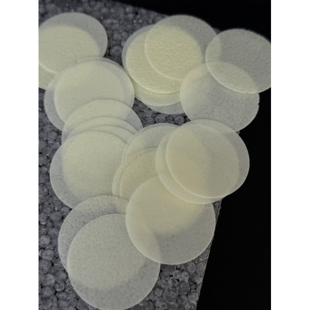 Набір "Вафельні кружечки" 3,8 см 30шт жовті