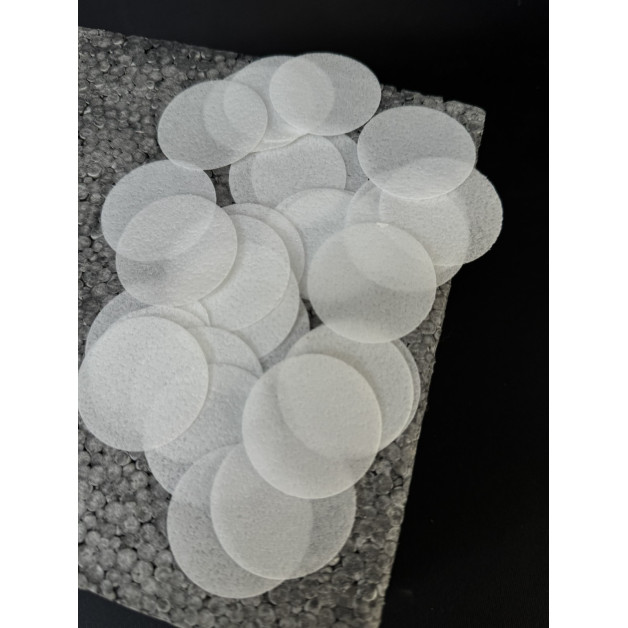 Набір "Вафельні кружечки" 5 см 20шт білі