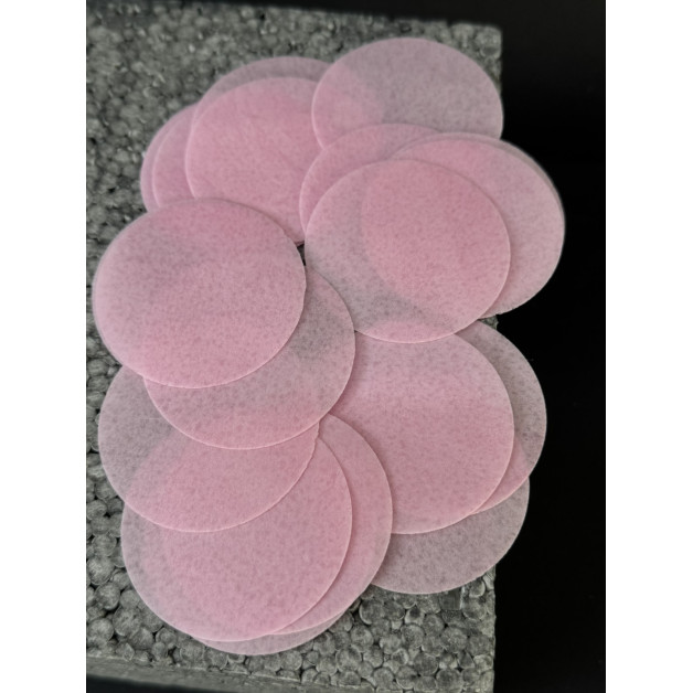 Набір "Вафельні кружечки" 5 см 20шт рожеві