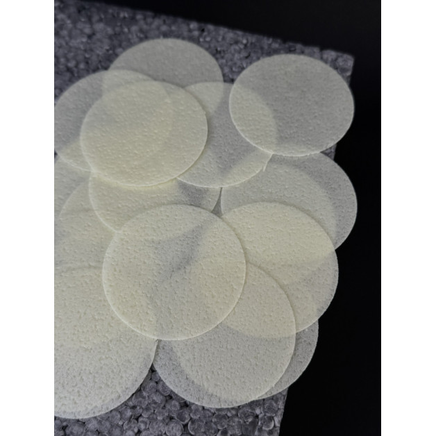 Набір "Вафельні кружечки" 5 см 20шт жовті