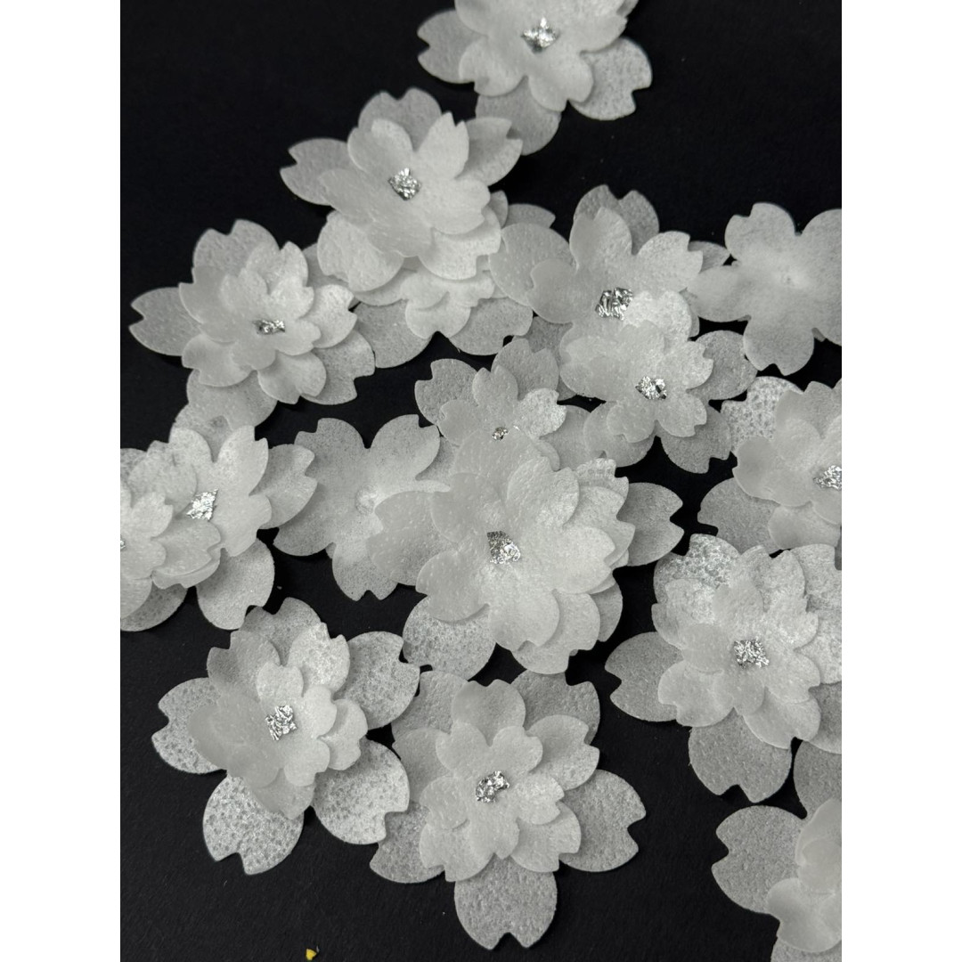 Набір "Вафельні квіти анемони" 20 шт сусальні