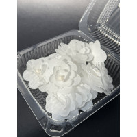 Вафельні квіти " Мальви махрові " 20 шт перлина