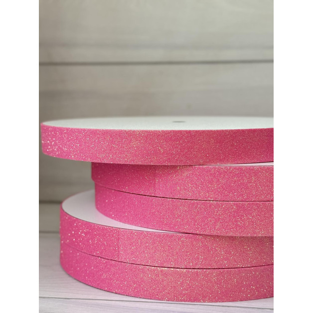 Підложка сендвіч глітер насичено-рожева h2,5 d25см