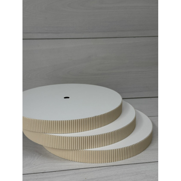 Підложка сендвіч гофра бежева h2,5 d25см