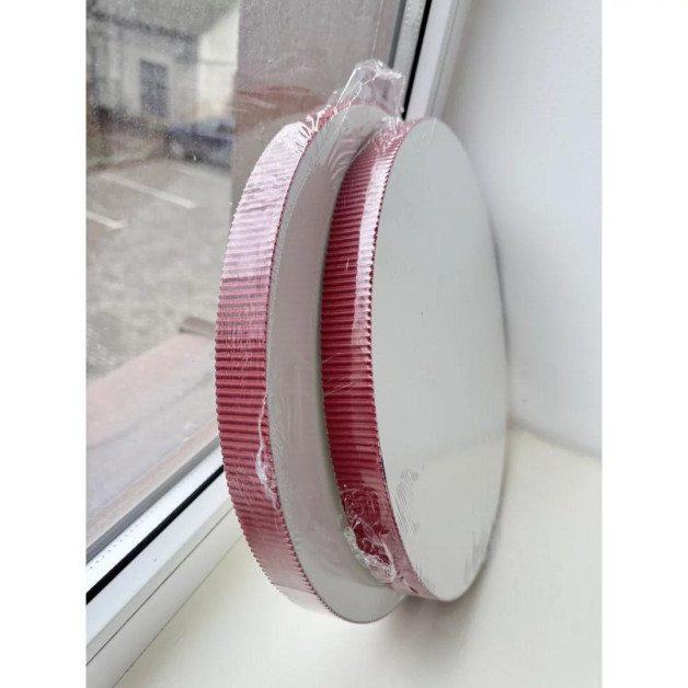 Підложка сендвіч гофра бордова  h2,5 d35см