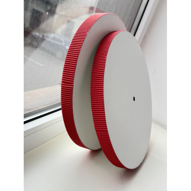 Підложка сендвіч гофра червона h2,5 d25см