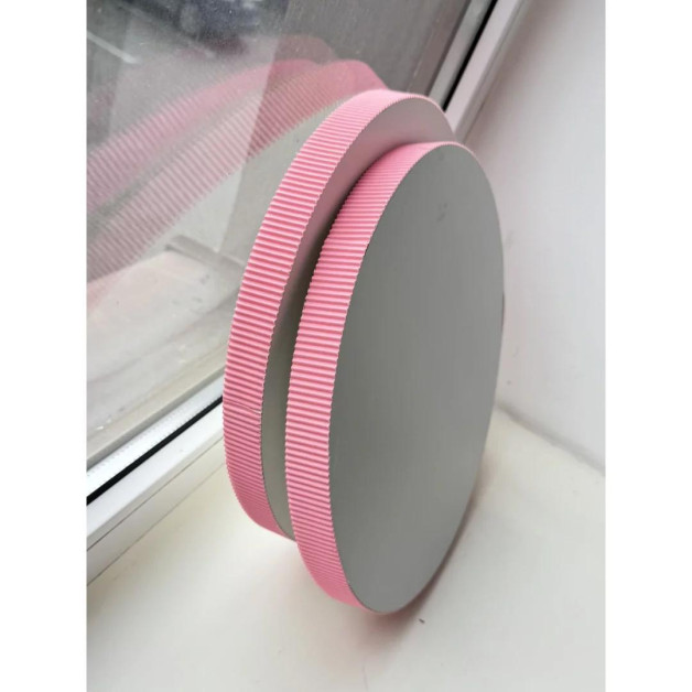 Підложка сендвіч гофра рожева  h2,5 d35см