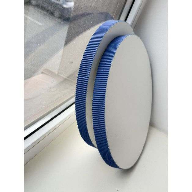 Підложка сендвіч гофра синя  h2,5 d25см