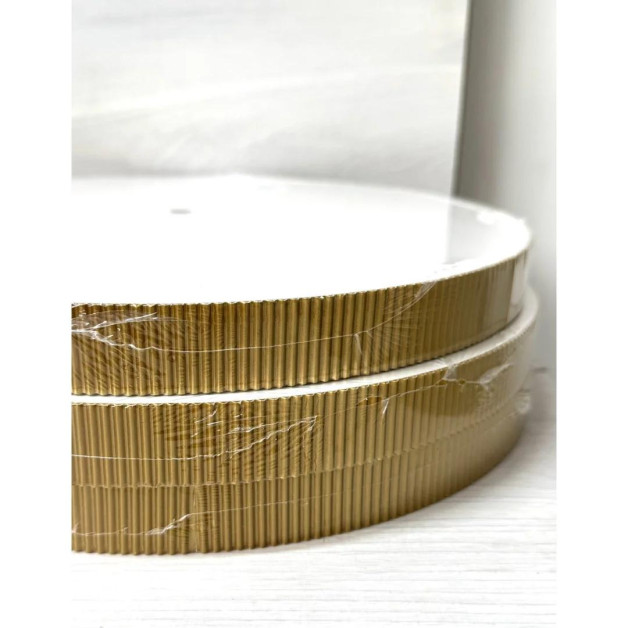 Підложка сендвіч гофра золота  h2,5 d35см