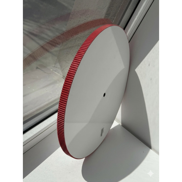 Підложка сендвіч гофра червона h 1см d30см