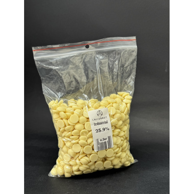 шоколад Callebaut білий 25,9% 0,5 кг індустріальний