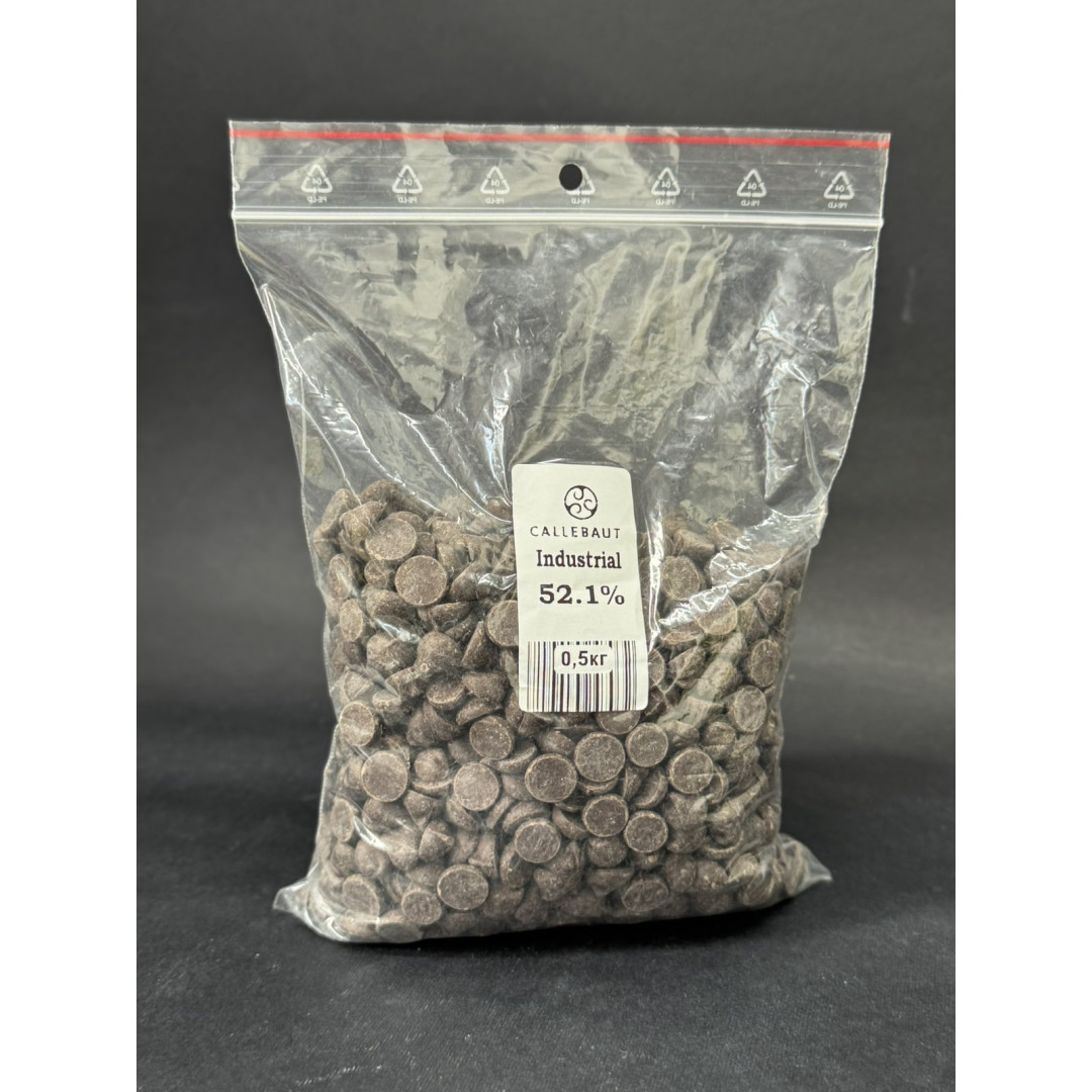 шоколад Callebaut чорний 52,1% 0,5 кг індустріальний
