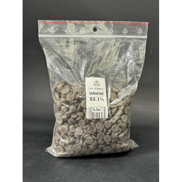 шоколад Callebaut чорний 52,1% 0,5 кг індустріальний