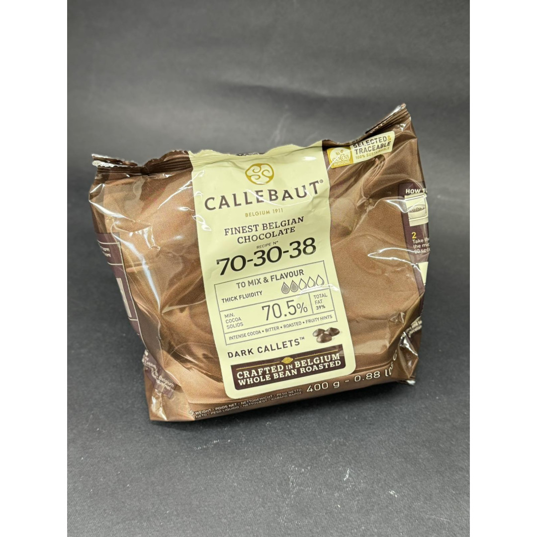 шоколад Callebaut чорний 70,5% 400 грам
